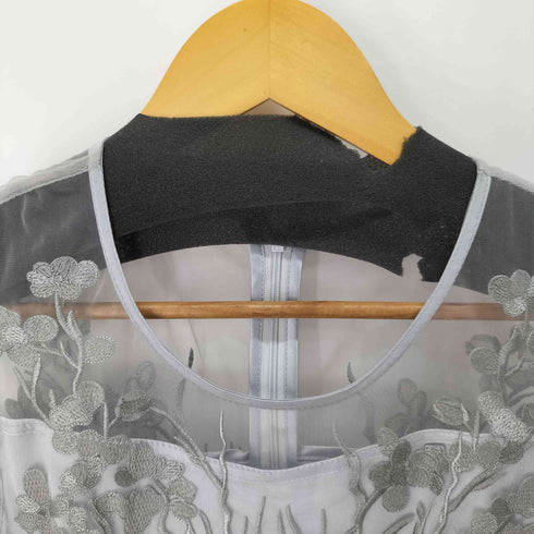 花柄シアーノースリーブワンピース レディース JPN:S