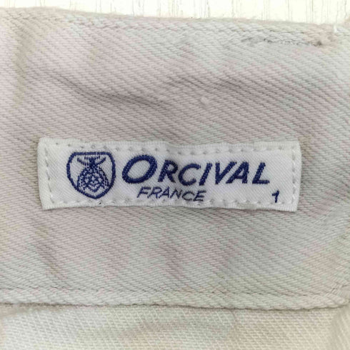 オーチバル ORCIVAL サイドアジャスター 2タック ワーク チノパンツ レディース JPN:1