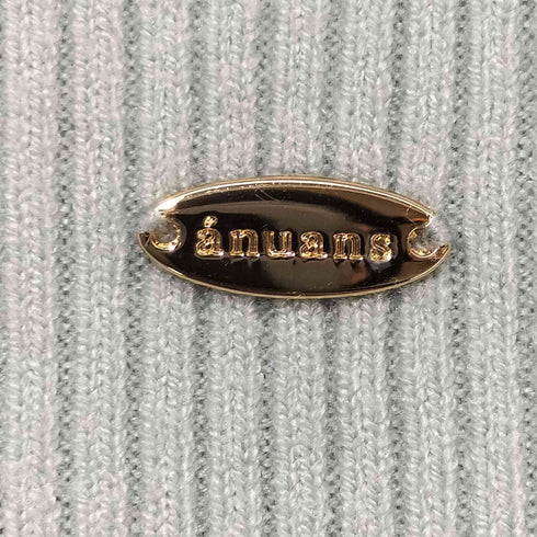 アニュアンス anuans カシミヤブレンドフィットリブニットプルオーバー レディース FREE