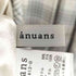 アニュアンス anuans シアーチェック タックボリュームスカート レディース FREE