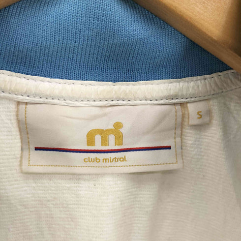 CLUB MISTRAL 企業ロゴ 海 鳥 ヨット 両面プリント ペーパー ジャケット レディース import:S
