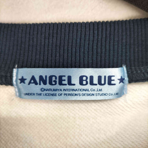 ANGEL BLUE リンガークロップドスウェット レディース M
