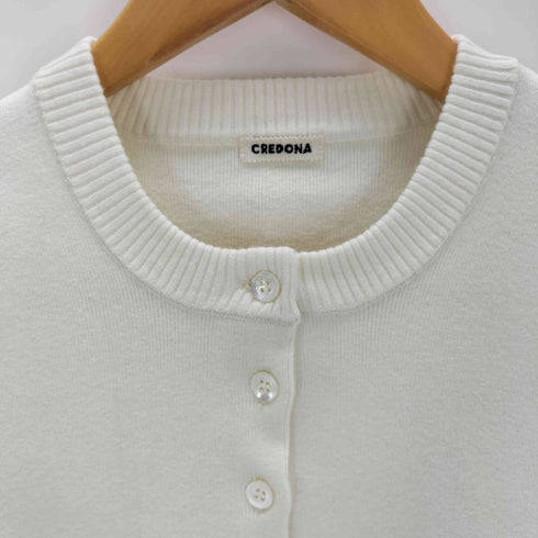 クレドナ CREDONA COTTON SILK MULTI KNIT TOPS レディース FREE