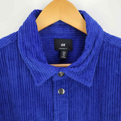 エイチアンドエム H&M オーバーサイズフィット コーデュロイオーバーシャツ メンズ import:M