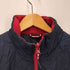 トミーヒルフィガー TOMMY HILFIGER ロゴワッペン スタンドネック ジップアップ キルティングジャケット メンズ import:L