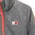 トミーヒルフィガー TOMMY HILFIGER ロゴワッペン スタンドネック ジップアップ キルティングジャケット メンズ import:L