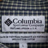 コロンビア Columbia ロゴパッチ チェック 刺繍 ボタンダウンシャツ メンズ import:L