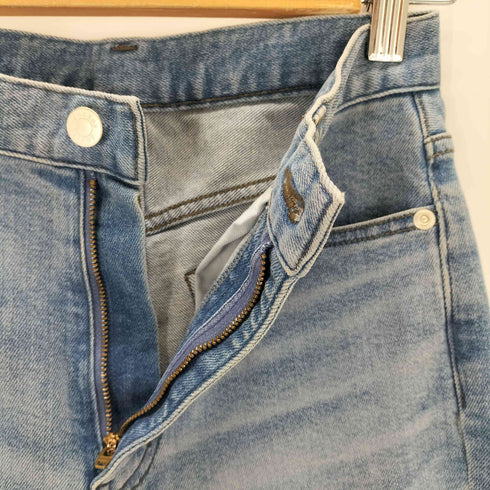 アニュアンス anuans クロップドテーパードデニムパンツ レディース