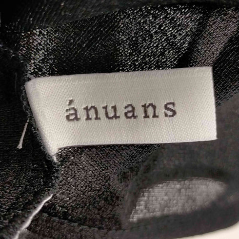 アニュアンス anuans ボウタイシアーカットトップス レディース FREE