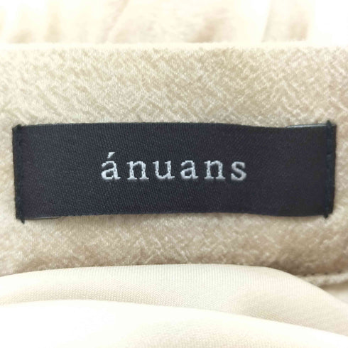 アニュアンス anuans ボリュームティアードオーガンジースカート レディース JPN:S