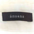 アニュアンス anuans カットジャガードセミフレアスカート レディース JPN:S
