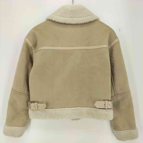 ザラ ZARA ショート丈 ムートンジャケット レディース import:S