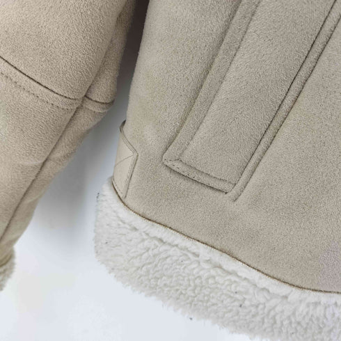 ザラ ZARA ショート丈 ムートンジャケット レディース import:S