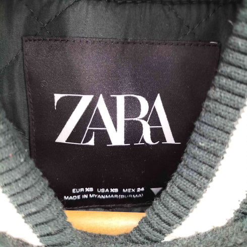 ザラ ZARA Premium Varsity Baseball Jacket レディース import:XS