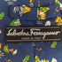 サルヴァトーレフェラガモ Salvatore Ferragamo ヨット柄 シルクネクタイ メンズ