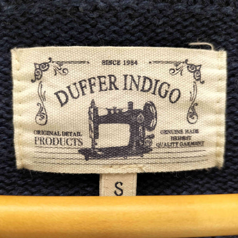 ザダファーオブセントジョージ The DUFFER of ST.GEORGE インディゴ ニットカーディガン メンズ S