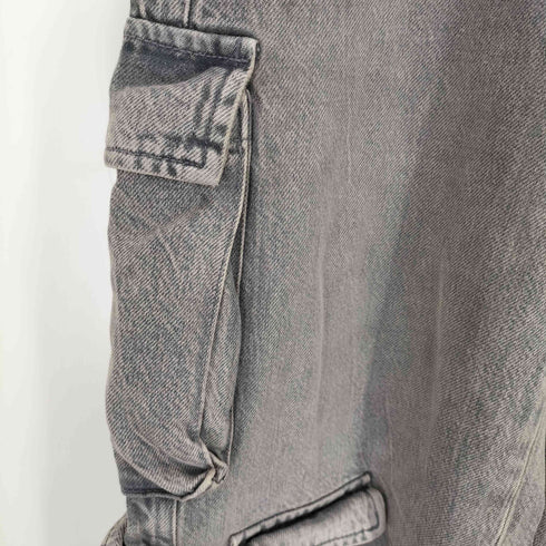 ザラ ZARA Straight Denim Cargo Pants ストレート デニム カーゴ パンツ レディース 32