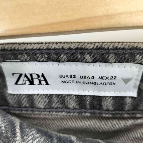 ザラ ZARA Straight Denim Cargo Pants ストレート デニム カーゴ パンツ レディース 32