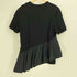 エストネーション ESTNATION 22SS コットンスムースペプラムTシャツ レディース FREE