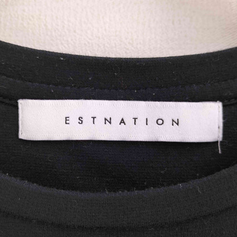 エストネーション ESTNATION 22SS コットンスムースペプラムTシャツ レディース FREE