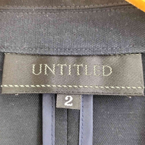 アンタイトル UNTITLED 洗える ストレッチ テーラードジャケット レディース JPN:2