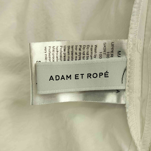 アダムエロペ Adam et Rope 22SS ドロストドッキングカットワンピース レディース FREE