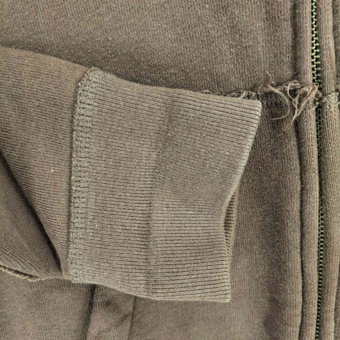 バックナンバー BACK NUMBER COMANCHE フロント刺繍フード裏サーマルジップパーカー メンズ JPN:L