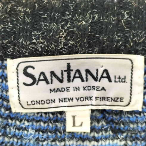 santana 韓国製 総柄ニット マルチカラー メンズ JPN:L