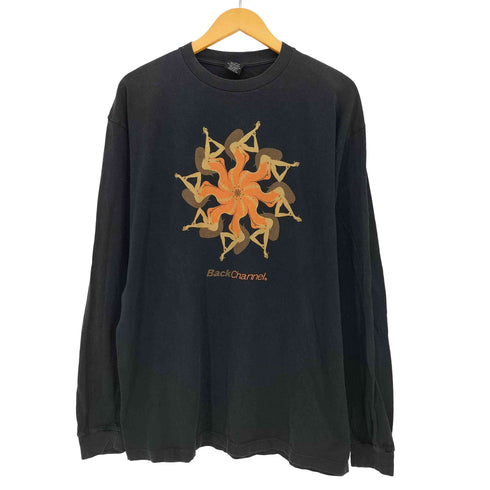 バックチャンネル Back Channel ロゴ プリント クルーネックTシャツ メンズ import:XL