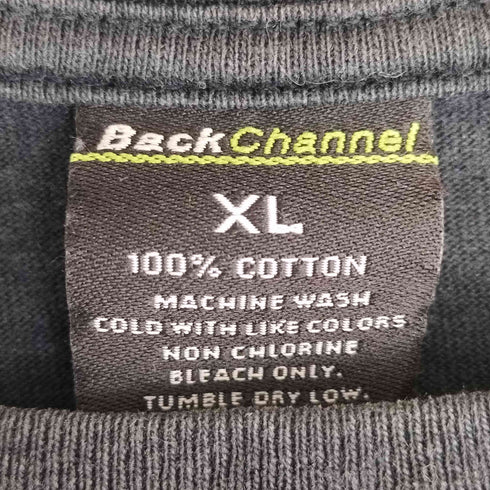 バックチャンネル Back Channel ロゴ プリント クルーネックTシャツ メンズ import:XL