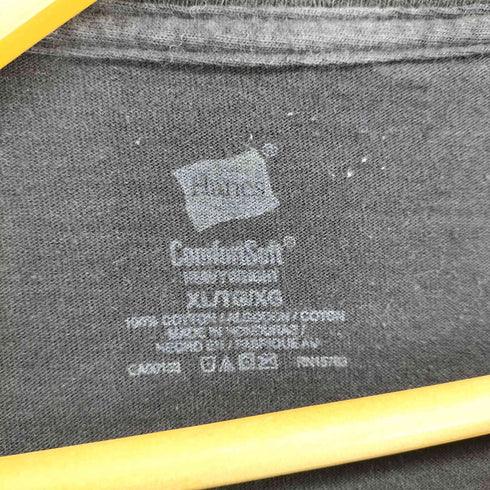 ヘインズ Hanes MORA PALOOZA フロントプリントクルーネックTシャツ メンズ JPN:XL