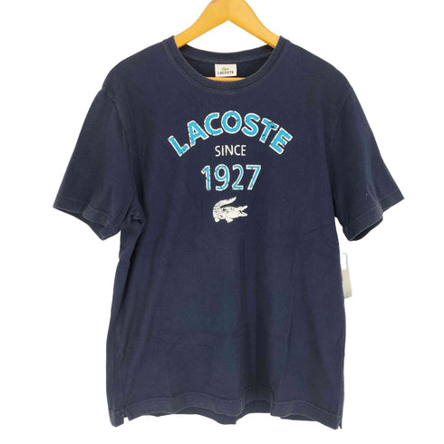 ラコステ LACOSTE フロントプリントクルーネックTシャツ メンズ 5