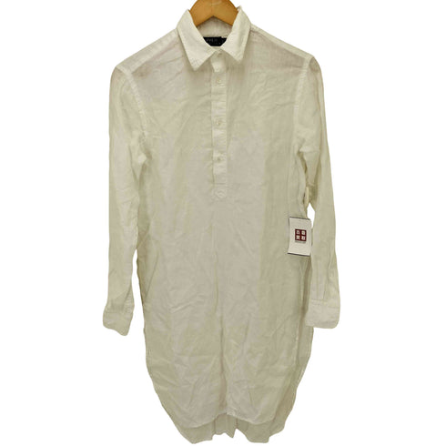 ポロラルフローレン POLO RALPH LAUREN リネン プルオーバー シャツ ワンピース レディース import:XS