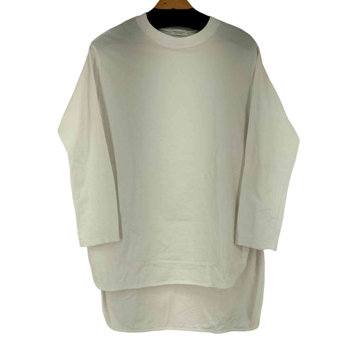 ビューティーアンドユースユナイテッドアローズ BEAUTY & YOUTH UNITED ARROWS コットンサイドスリットビッグロングスリーブTシャツ レディース