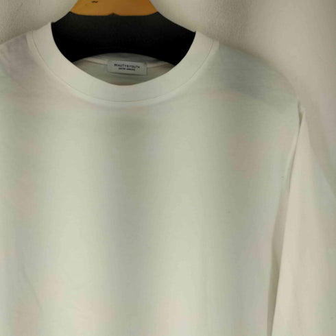 ビューティーアンドユースユナイテッドアローズ BEAUTY & YOUTH UNITED ARROWS コットンサイドスリットビッグロングスリーブTシャツ レディース