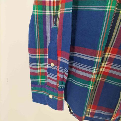 ラルフローレン RALPH LAUREN CUSTOM FIT ボタンダウンチェックシャツ メンズ S