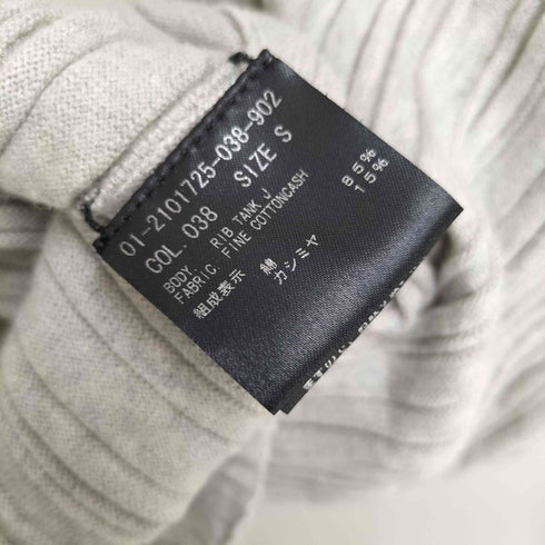 セオリー theory 22SS FINE COTTON CASH/RIB TANK レディース import:S