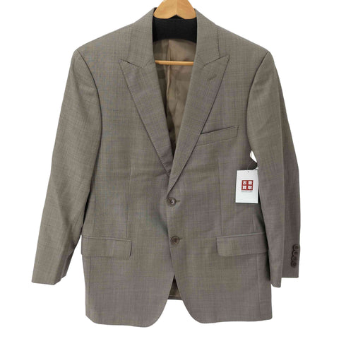 ブルックスブラザーズ BROOKS BROTHERS REGENT イタリア製 ピークドラペル 2Bウールセットアップスーツ メンズ