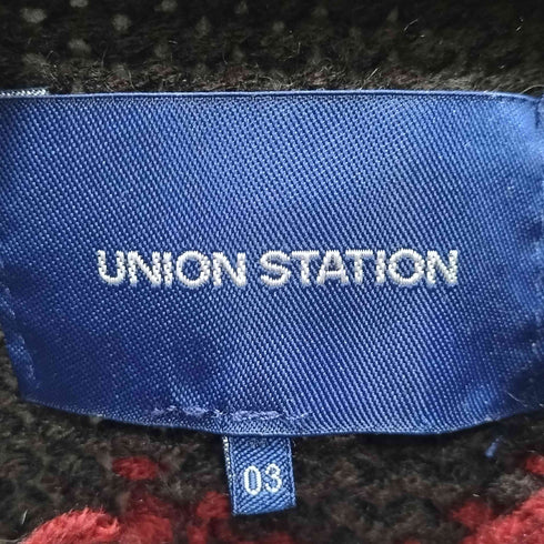 ユニオンステーション UNION STATION カウチンショールカラーカーディガン メンズ 03