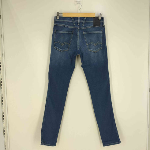 リプレイ REPLAY LENRICK ストラップ付 ダメージ加工 スキニー デニムパンツ メンズ W30/L32