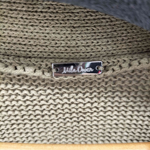 ミラオーウェン Mila Owen 21AW タックスリーブリネンショートカーディガン レディース JPN:1