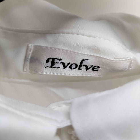 EVOLVE 裾デザインノースリーブシャツワンピース レディース import:L