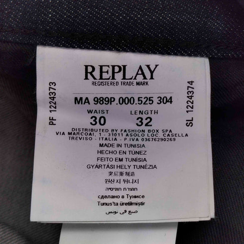 リプレイ REPLAY ANBASS ストレッチ スキニーデニムパンツ メンズ W30/L32