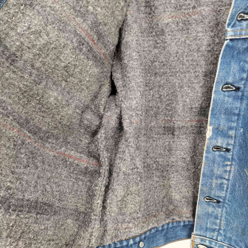 リーバイス Levis 70S MADE IN USA 70505 3rd 裏地ブランケット デニムジャケット オレンジステッチ メンズ 44