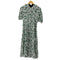 ザラ ZARA Floral print dress 七分丈 花柄ワンピース レディース import:M