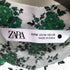 ザラ ZARA Floral print dress 七分丈 花柄ワンピース レディース import:M