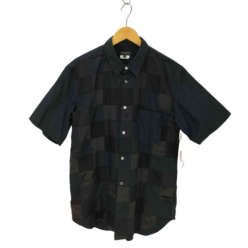 コムデギャルソンオムプリュス COMME des GARCONS HOMME PLUS パッチワーク 半袖シャツ メンズ M