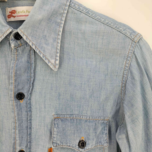 リーバイス Levis 60-70s For Gals For Gals オレンジタブ BIGE シャンブレー ウエスタンシャツ レディース
