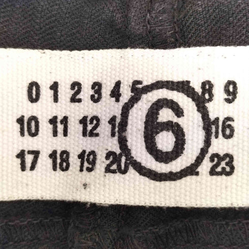 エムエムシックスメゾンマルタンマルジェラ MM6 Maison Martin Margiela ここのえ期 コットンリネン マルチポケット パンツ メンズ 38