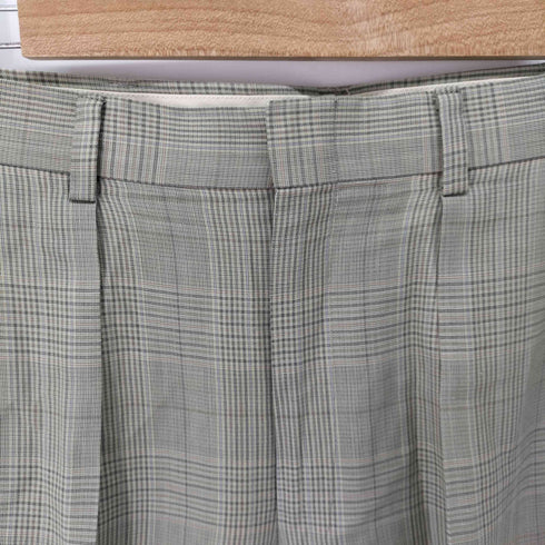 ジェイプレス J.PRESS NEW ENGLAND MODEL ウールチェックスラックス レディース 79